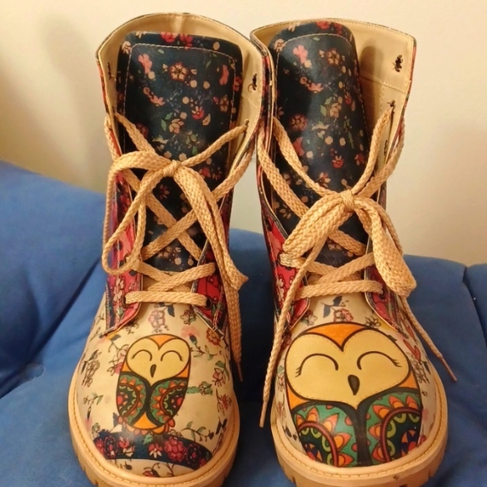 Goby Day of the Owls Boots Sz 38 (7.5) - Picture 1 of 8
